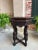 Petite Antique French Octagon Center Side Table Side End Renaissance Carved Oak For Sale - Image 4 of 12