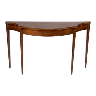 Chester 54" Console Table, Medium Brown For Sale