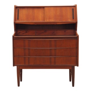 Danish Teak Secretary, 1970s For Sale