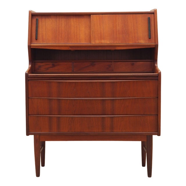 Danish Teak Secretary, 1970s For Sale