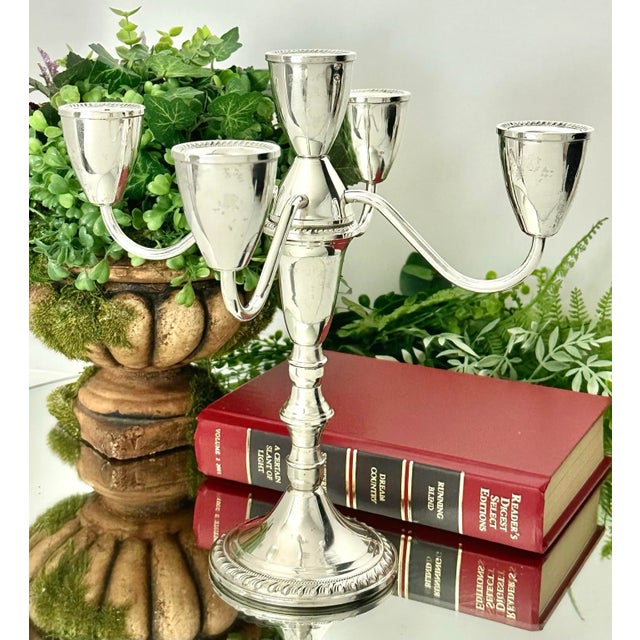 Silver Sterling Silver Duchin Creations Candelabra For Sale - Image 8 of 8