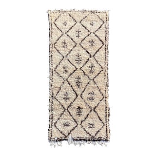 Berber Moroccan Beni Ouarain Wool Rug For Sale