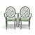 1960s McGuire “Cracked Ice” Rattan Armchairs – Rawhide-Lashed, Custom Finish, Pair For Sale - Image 5 of 6