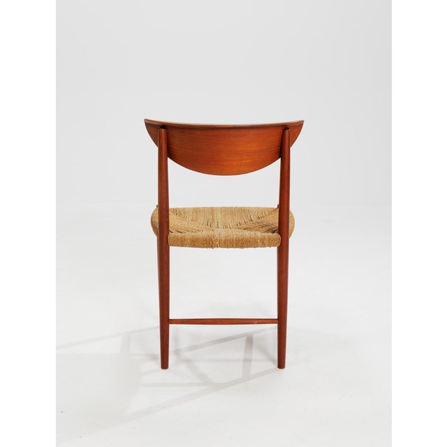 Brown Model 316 Dining Chairs by Peter White & Orla Moelgard-Nielsen for Søborg Møbelfabrik, 1958, Set of 6 For Sale - Image 8 of 18