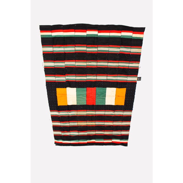 Old handwoven very detailed Ewe cloth throws. They are extremely time consuming to make, just look at the small strip loom...