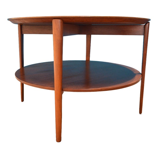 Teak Tray Side Table, Sweden, 1960s For Sale