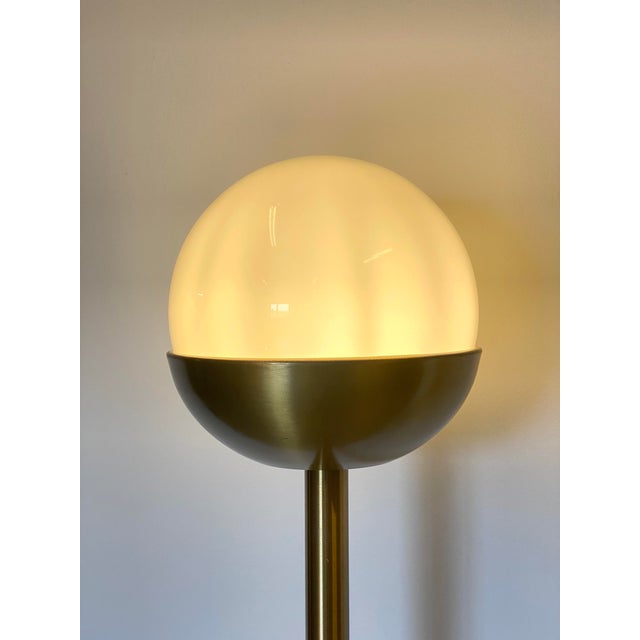 Brass Floor Lamp in the style of Pia Guidetti Crippa, 1970s For Sale - Image 4 of 17