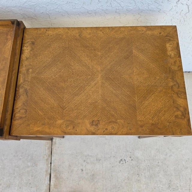 1960s Mid Century Modern Walnut Nesting Tables by Heirloom Weiman Collection For Sale - Image 10 of 18