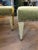 Metal Mid-Century French Green Velvet and Brass Ottomans, 1950, Set of 2 For Sale - Image 7 of 10