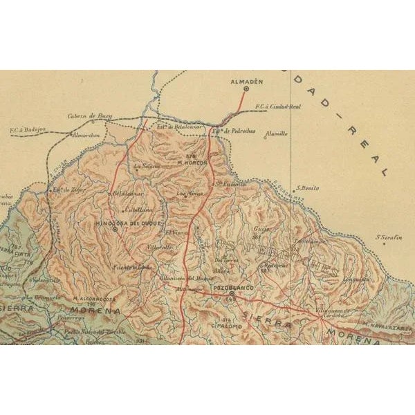 The map provided is of the province of Córdoba, part of the autonomous community of Andalusia in southern Spain, as of the...