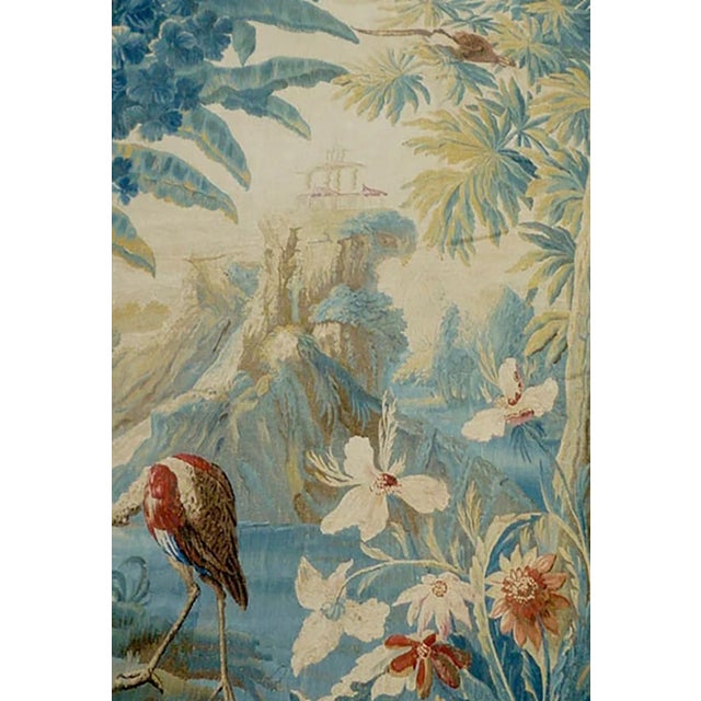 This impressive, monumental 19th-century Flemish tapestry panel is a masterful example of late-historicist textile art....