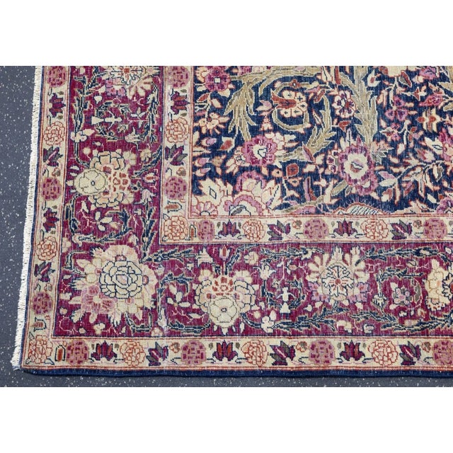 Antique Lavar Kerman Rug 4'6'' X 6'7'' For Sale - Image 9 of 12
