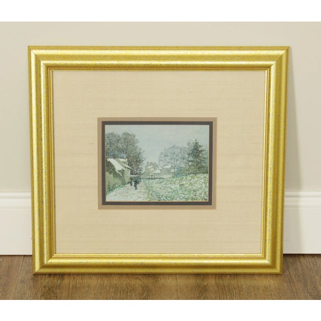 High Quality Custom Framed and Matted Art Print, Paragon Picture Gallery Label on Back
