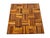Mid-Century Modern Butcher Block Parquet Side Table For Sale - Image 4 of 6