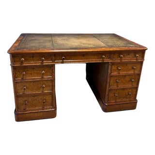 English Desk in Walnut For Sale