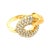 Art Nouveau Carrera Y Carrera 18k Gold Pave Diamond Panther Ring For Sale - Image 3 of 10