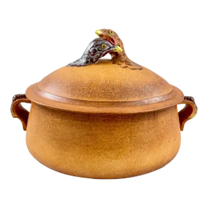 French Pillivuyt Porcelain Chicken Tureen or Roaster