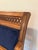 Early 20th Century Regency Revival Style Armchairs Blue Velvet Upholstery- A Pair For Sale - Image 6 of 8