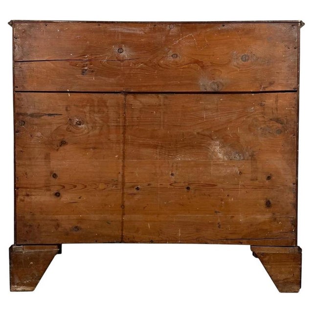 18th Century Antique English Mahogany Chest of Drawers For Sale - Image 9 of 12