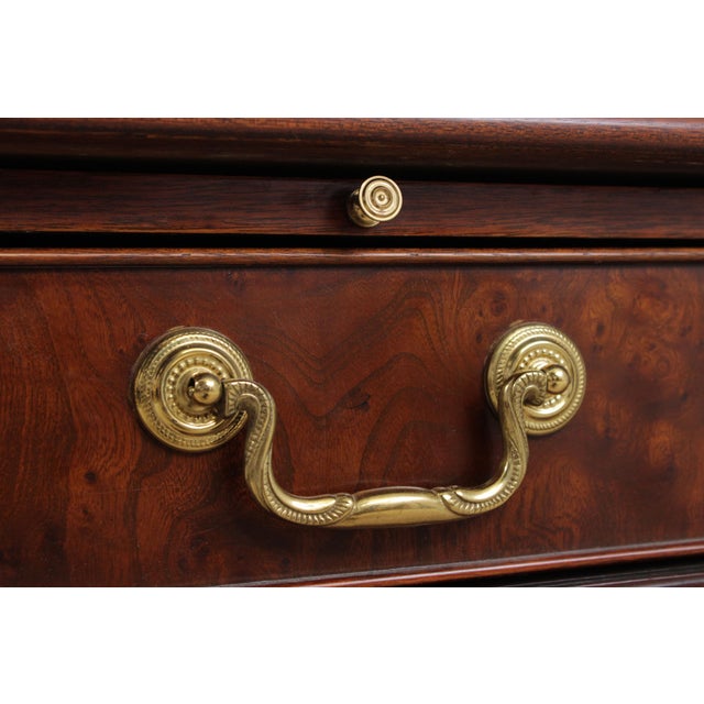 Councill Business Large Walnut Executive Office Desk For Sale - Image 15 of 18