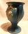 10464 VTG Roseville Pottery Blue Trophy Vase c. 1947 1UR-8 SNOWBERRY Pattern Approximately 8.5” x 6.5” x 5.5”. This is a...