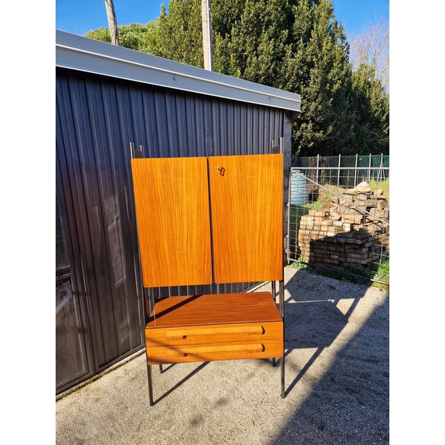 Vintage Burl Bookcase, 1970s For Sale - Image 15 of 17
