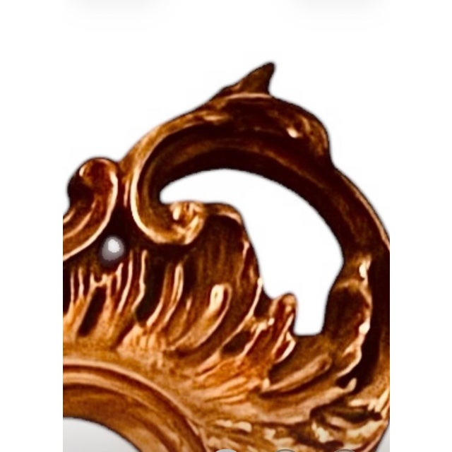 Rococo 1960s Rococo Revival Gilded Carved Wood Mirror Midcentury For Sale - Image 3 of 6