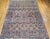 Cream Antique Persian Kerman Lavar Rug, Hand-Knotted Wool, All-Over Floral Pattern, Ivory & Blue, 9x12 For Sale - Image 8 of 16