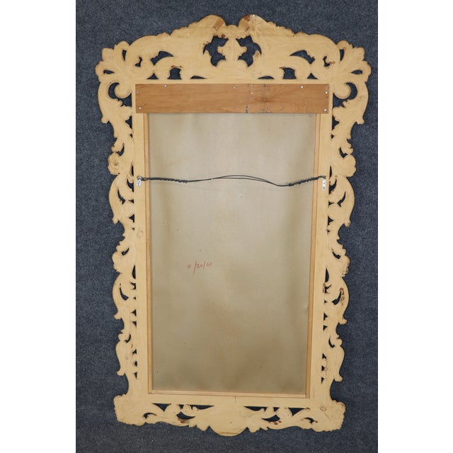 Large Scale Carved French or Italian Rococo Giltwood Wall Mirror For Sale In Philadelphia - Image 6 of 7
