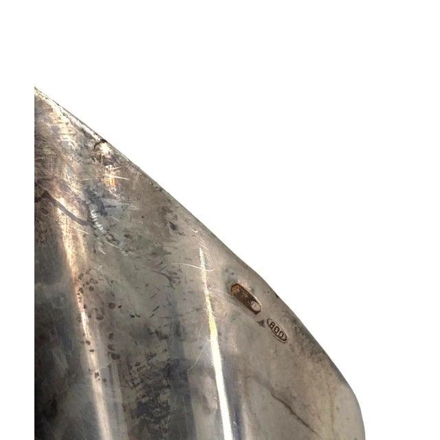 Hollywood Regency Silver Decanter, Masini Florence Italy 1980s For Sale - Image 10 of 10