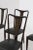 Vintage Italian Dining Chairs in Green Leather, 1950s, Set of 4 For Sale - Image 9 of 11