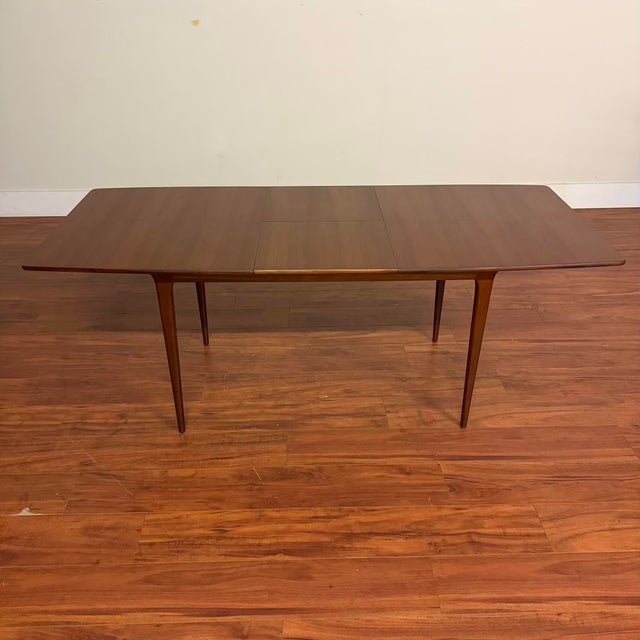 Wood A.h. McIntosh Teak Butterfly Leaf Dining Table For Sale - Image 7 of 11