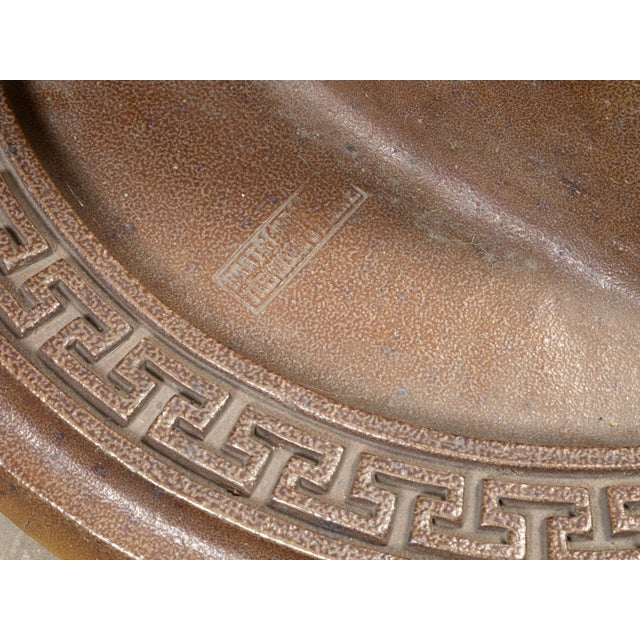 English Victorian 19th Century Terracotta Horse Head with Greek Key Frieze For Sale - Image 9 of 9