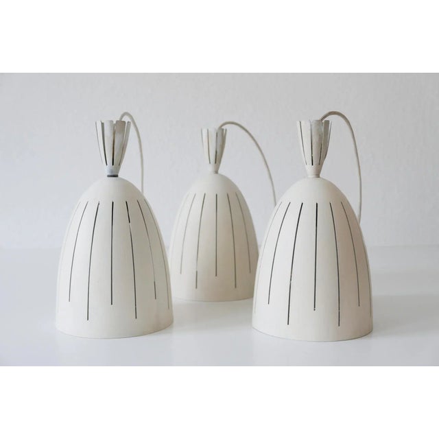 Mid-Century Diabolo Pendant Lamps, 1950s, Set of 3 For Sale - Image 16 of 18