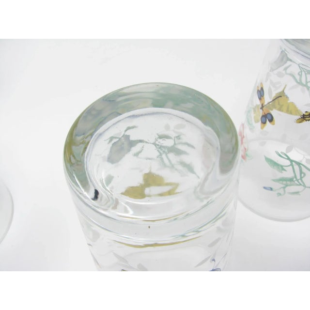 Vintage Lenox Butterfly Meadow Glass Tumblers or Hiballs - 6 Pieces For Sale - Image 12 of 12