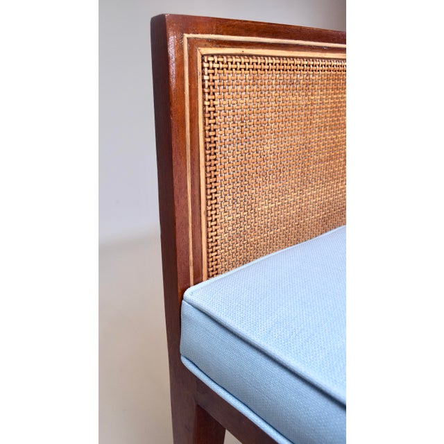 1950s Walnut Window Bench Attributed to Edward Wormley for Dunbar For Sale - Image 13 of 13