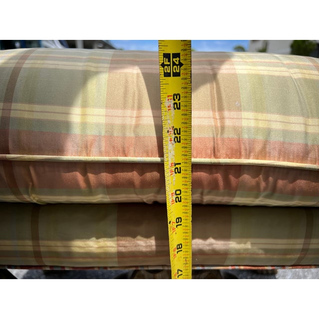 1970s Tomlinson Carved Pine X-Frame Stools Sold Separately For Sale - Image 11 of 11