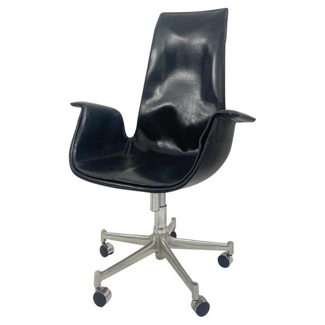 Mid-Century Tulip Swivel Armchair attributed to Preben Fabricius & Jørgen Kastholm for Kill Int, 1960s For Sale - Image 11 of 11