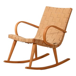 Rocking Chair by Yngve Ekström, 1940s For Sale