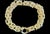 Vintage Italian 14k Gold Woven Link Necklace and Bracelet Set For Sale - Image 14 of 18