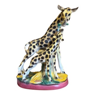 1970 Barsottini Vino Rosso Giraffe Decanter For Sale