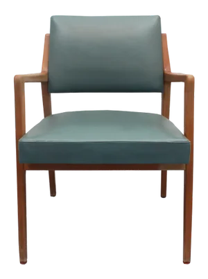 Armchair in Cherry & Leatherette, 1950s