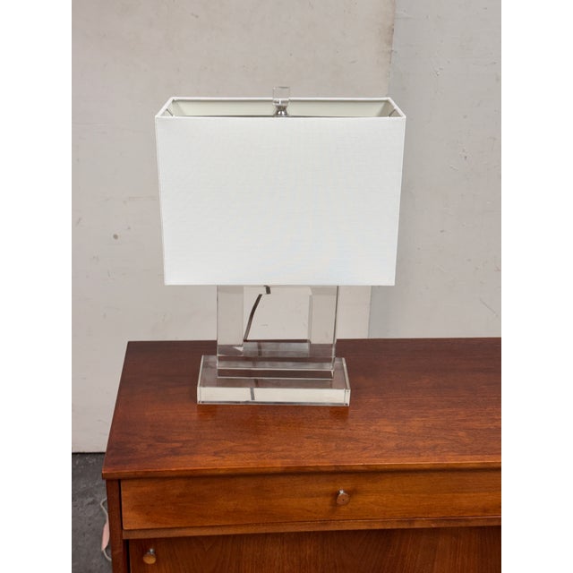 Safavieh Town Square Crystal Table Lamp For Sale In San Francisco - Image 6 of 12