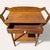 Antique Oak Washstand with Drawer, Shelf and Towel Rail. A compact antique oak washstand with a shaped gallery, side towel...