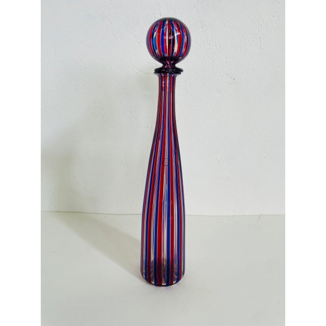 1980s Morandiana Glass Bottle by Venini and Gio Ponti for Iveco, 1989 For Sale - Image 5 of 14