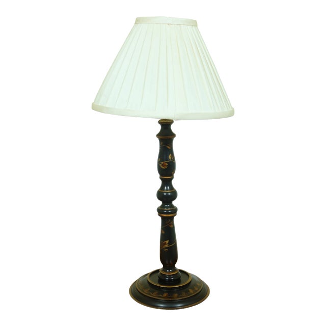 Arrowsmith Paint Decorated Toleware Table Lamp For Sale