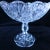 Clear Cut Glass Compote / Candy Dish Ruffle Edges For Sale In New York - Image 6 of 7