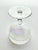 Glass 1960s Set of 6 Lustre Iridescent Rainbow Pearl Optic Coupe Champagne Glasses For Sale - Image 7 of 7