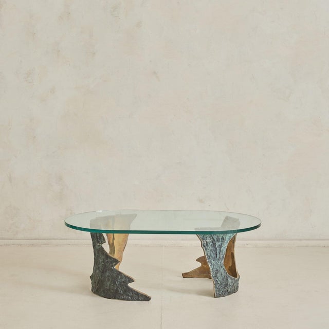 Brutalist Belgium Brutalist Coffee Table Attributed to Willy Ceysens No. 02, 1970s For Sale - Image 3 of 11