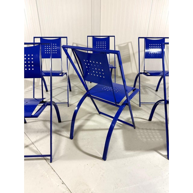 Vintage Sinus Dining Chairs by Karl Friedrich Förster for KFF, 1980s, Set of 6 For Sale - Image 9 of 18